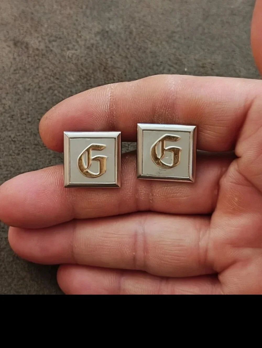 1950s/60s Swank Monogram Initial 